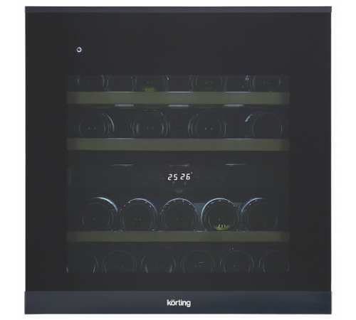 Встраиваемый винный шкаф Korting KFW 604 DB GXN