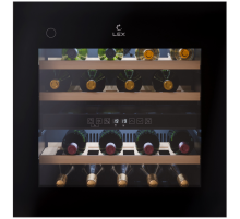 Винный шкаф Lex LWD6036BL dual zone PP