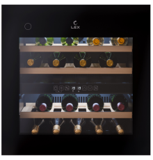 Винный шкаф Lex LWD6036BL dual zone PP