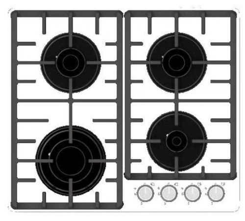 Варочная поверхность RODMANS BHG 6412 DS WH