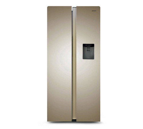 Холодильник GINZZU NFI-4012 золотистый