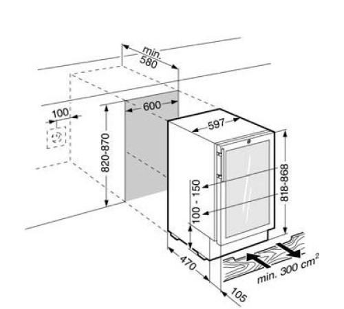 Винный шкаф LIEBHERR wtues 1653-23 001