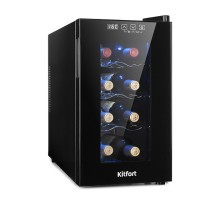 Винный шкаф KITFORT КТ-2419 черный