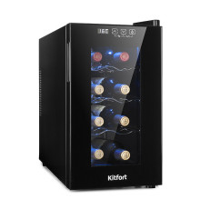 Винный шкаф KITFORT КТ-2419 черный