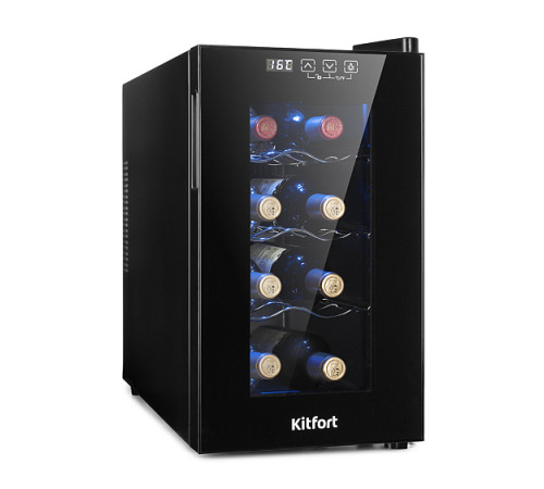 Винный шкаф KITFORT КТ-2419 черный