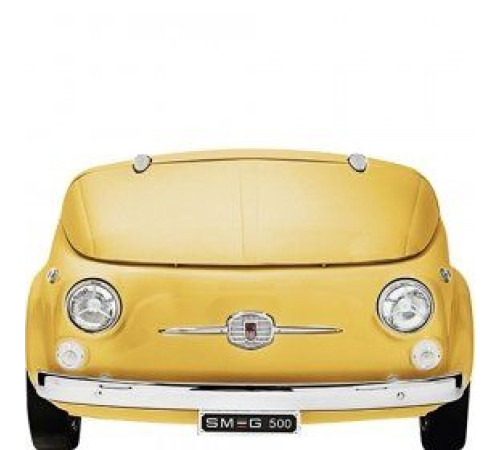 Холодильник SMEG 500 G (FIAT500) желтый