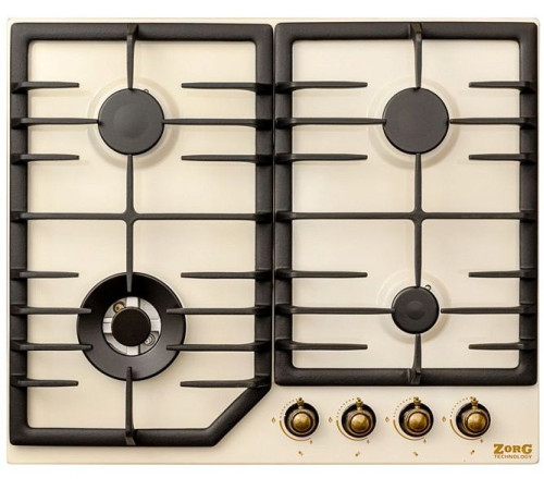 Варочная поверхность ZORG BLC FDW rustical + cream