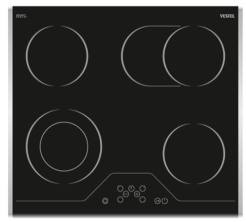 Стеклокерамическая панель Vestel VHE60SCDF