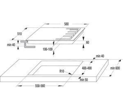 Поверхность GORENJE g 65 w