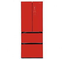 Холодильник TESLER RFD-361I RED GLASS