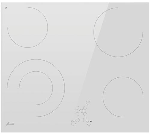 Стеклокерамическая панель Fornelli PV 60 DOLCE WH