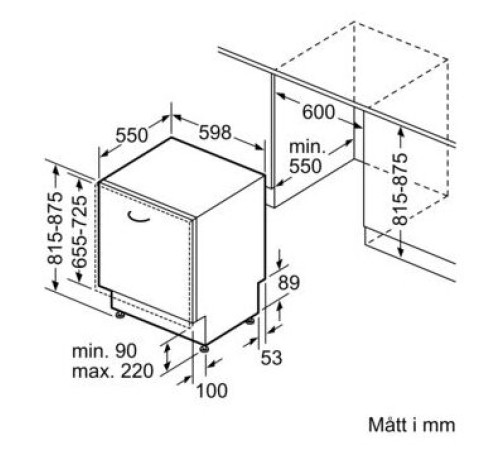 Посудомоечная машина SIEMENS SN63EX14CE