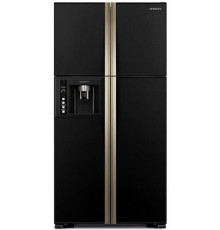 Холодильник HITACHI R-W722 FPU1 GBK черное стекло