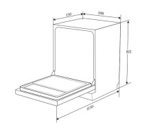 Посудомоечная машина ZUGEL ZDI608