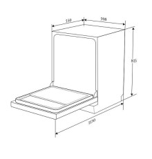 Посудомоечная машина ZUGEL ZDI608