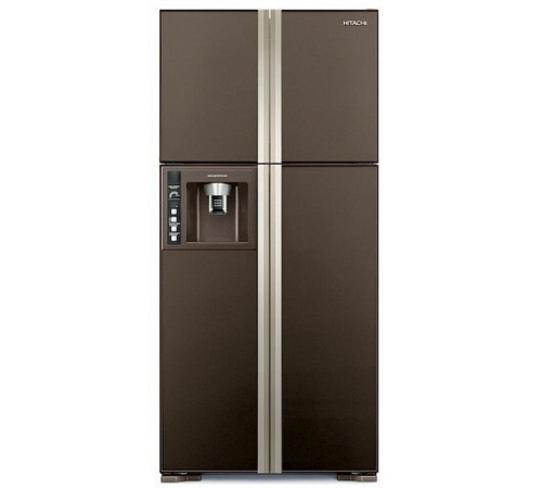 Холодильник HITACHI R-W722 FPU1 GBW коричневое стекло