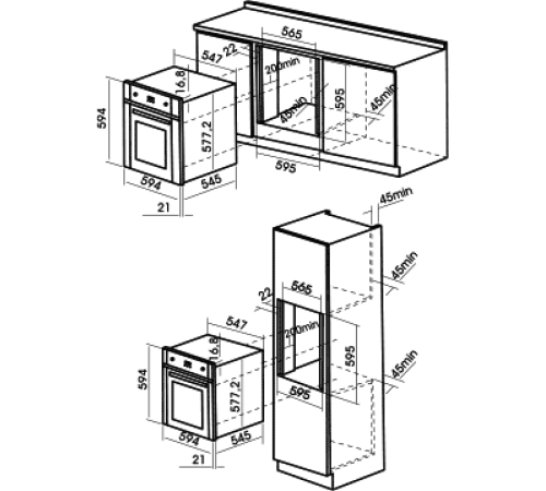 Духовой шкаф MBS DG-601