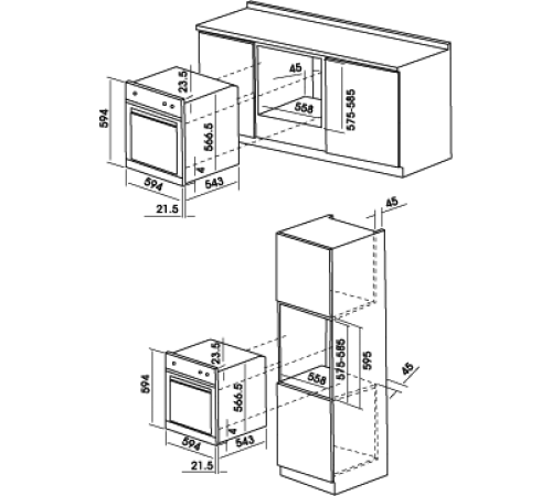 Духовой шкаф MBS DG-602