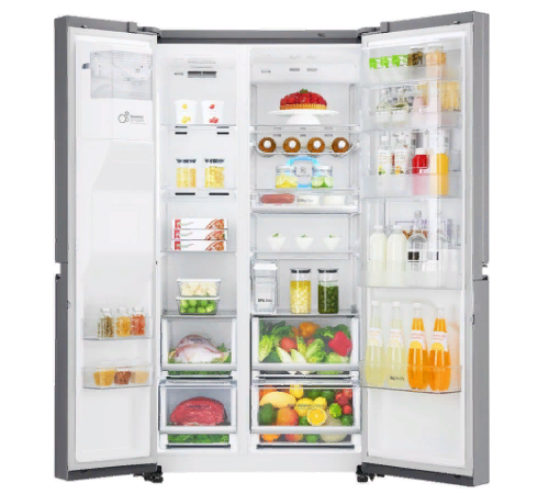 Холодильник LG GS-J961PZBZ нержавеющая сталь