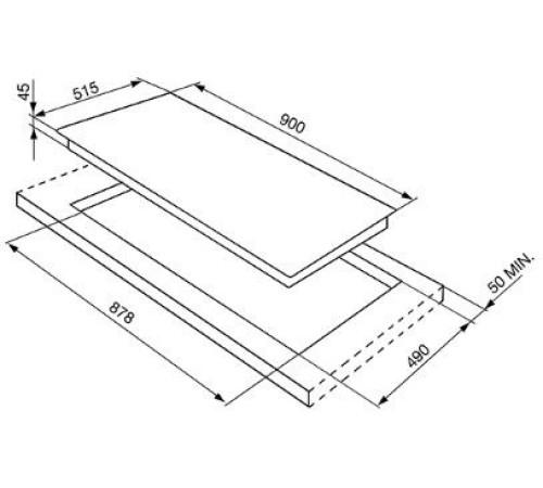 Электрическая поверхность SMEG si5952b