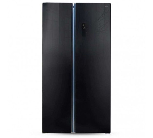 Холодильник GINZZU NFK-605 Black glass