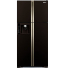 Холодильник  HITACHI r-w662 fpu3x gbw темно-коричневый