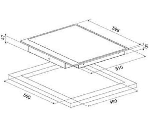 Электрическая поверхность SMEG PI764BS
