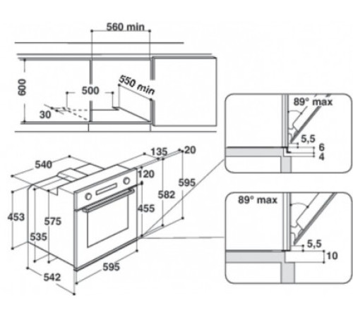 Духовой шкаф WHIRLPOOL  akp738/nb