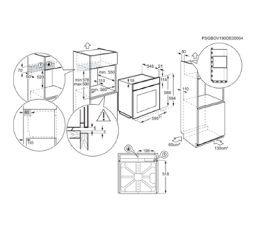 Духовой шкаф  ZANUSSI zog 521317 x