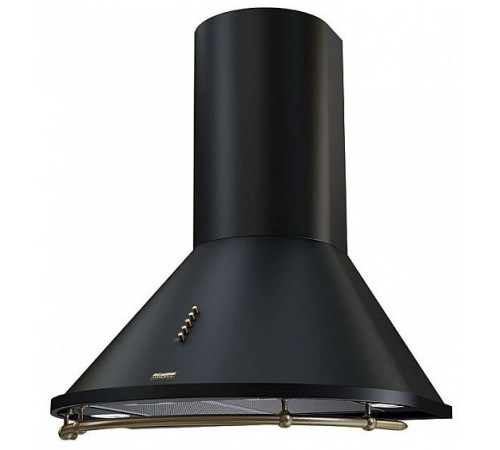 Вытяжка KRONASTEEL nikol 600 black/bronze push button