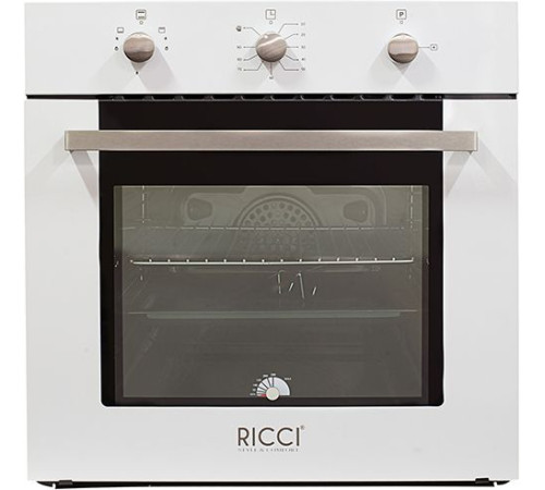 Встраиваемый газовый духовой шкаф Ricci RGO-610WH