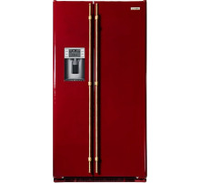 Холодильник IO MABE ORE24CGHFRR бордо, ручки золото/бронза