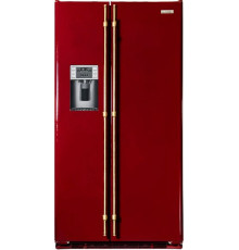 Холодильник IO MABE ORE24CGHFRR бордо, ручки золото/бронза