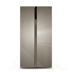 Холодильник GINZZU NFI-5212 шампань стекло