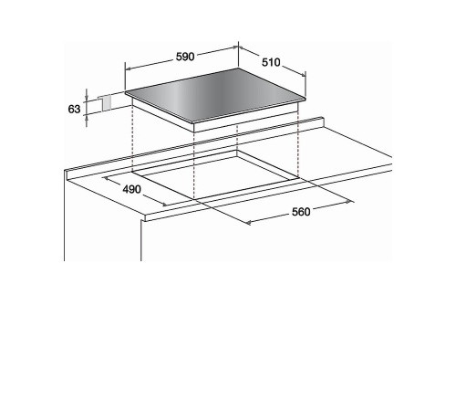 Поверхность HOTPOINT-ARISTON kib 644 c e