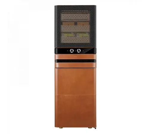 Сигарный шкаф AFIDANO L8 (Коньячная кожа)