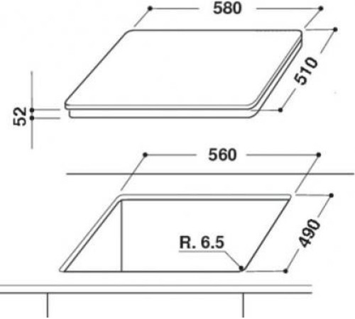 Варочная поверхность WHIRLPOOL  acm836/ba