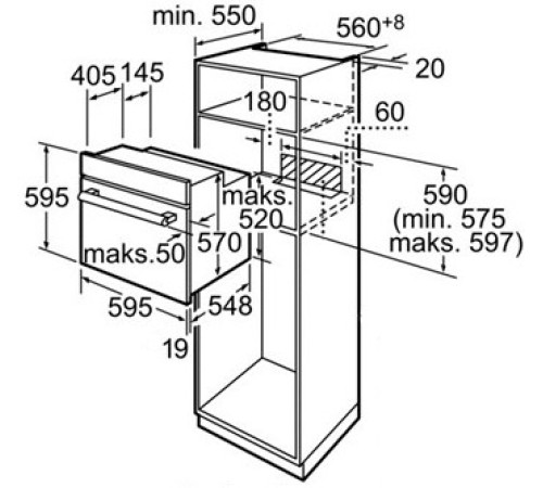 Духовой шкаф  SIEMENS hb63as521
