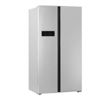 Холодильник ASCOLI ACDS601W (серебристый)