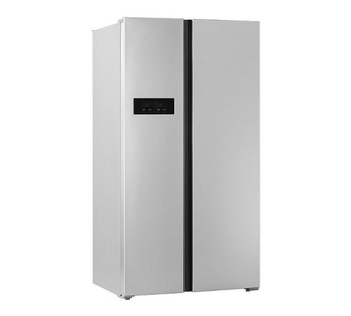 Холодильник ASCOLI ACDS601W (серебристый)