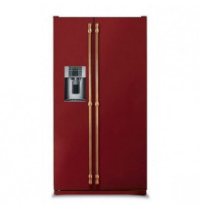 Холодильник IO MABE ORE30VGHCRR бордо, ручки золото/бронза