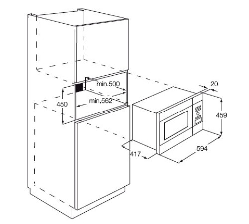 Микроволновая печь AEG mc 2664 em