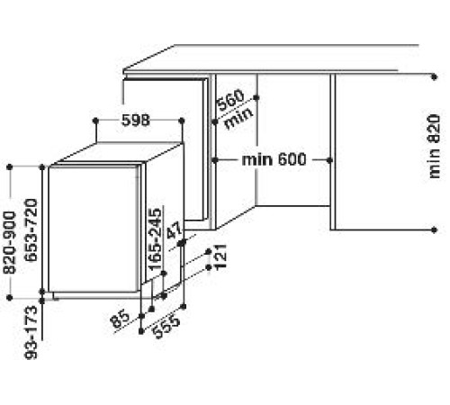 Посудомоечная машина Whirlpool WIP 4032 PG E