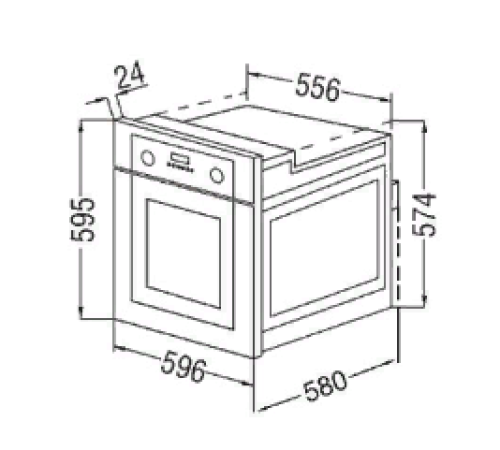 Духовой шкаф SIMFER  b6el15001