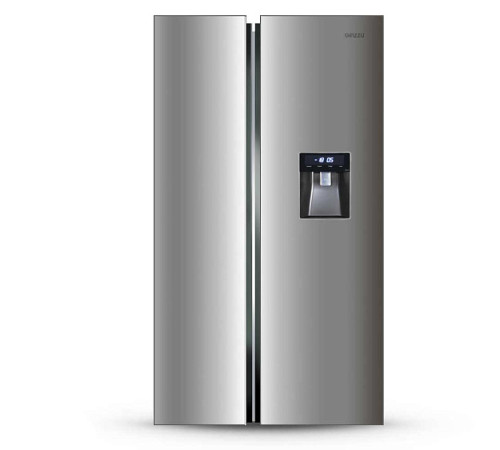 Холодильник GINZZU NFK-521 сталь