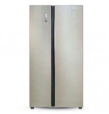 Холодильник GINZZU NFK-530 Gold glass