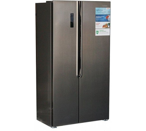 Холодильник LERAN SBS 300 IX NF