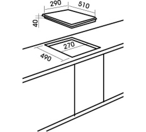 Варочная панель MBS PE-305BL