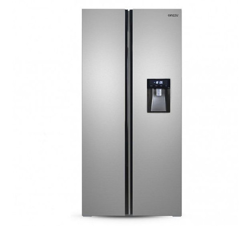 Холодильник Ginzzu NFK-467SBS сталь