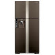 Холодильник  HITACHI r-w662 pu3 gbw темно-коричневый
